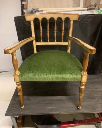 Sedia vintage restaurata