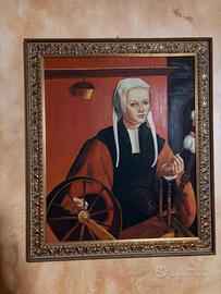 Quadro con cornice tela