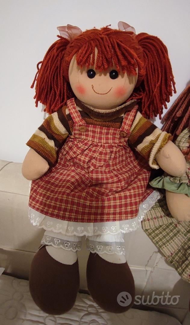 Doll Bambola Di Pezza Pippi Calzelunghe Bambola Vintage Anni '70