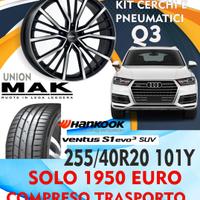 Cerchi in lega con pneumatici audi q3 20