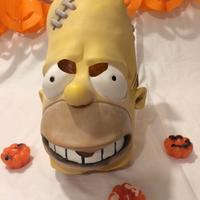 Homer Simpson Frankenstein Monster Mask/Halloween