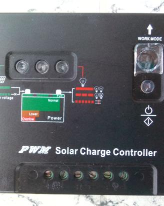 Regolatore carica per pannello fotovoltaico 10 a