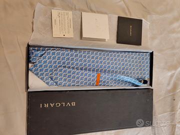 Cravatta Bulgari 7 Folds.  Luxury vintage.Ð