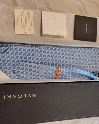 Cravatta Bulgari 7 Folds.  Luxury vintage.Ð