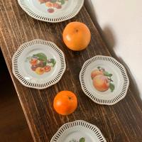 Set di piatti/piattini da frutta/dessert vintage