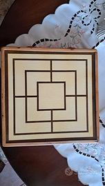 Scacchiera Vintage in Legno Multigioco