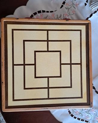 Scacchiera Vintage in Legno Multigioco