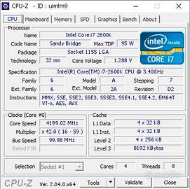 processore Intel i7 2600k