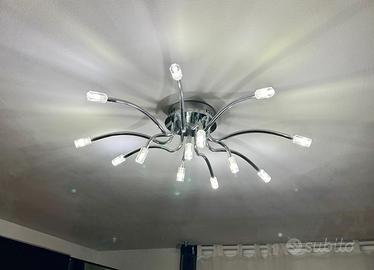 Plafoniera con design a fuochi di artificio