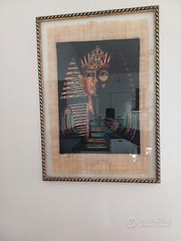 Quadro  papiro Tutankhamon orig egiz