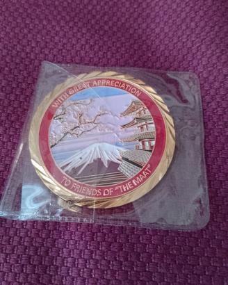 Medaglia ricordo samurai.