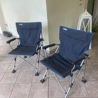 Sedie pieghevoli con braccioli Brunner