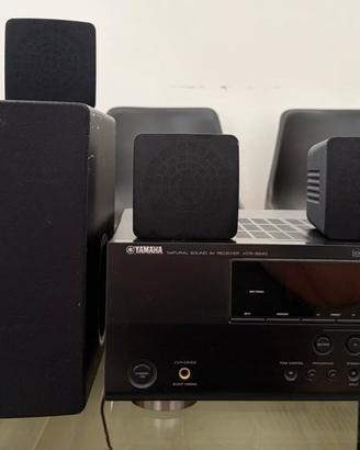 Amplificatore , subwoofer e 5 diffusori YAMAHA