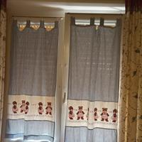 Tende finestra ricamate