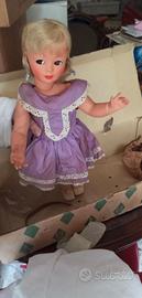 Bambola Originale Bonomi anni '50 '60 flirty eyes