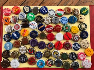 Lotto 71 tappi corona collezione