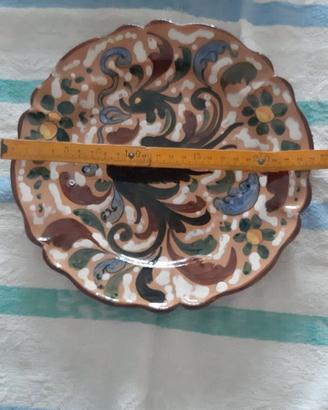 piatto porcellana gallo