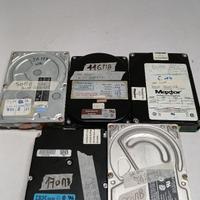5 Hard disc anni 80 vintage.