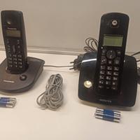 Telefoni cordless Panasonic e Motorola