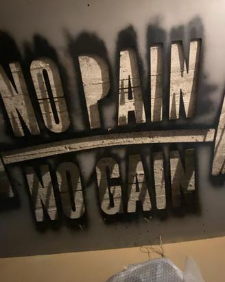 Modello stencil muro riutilizzabile