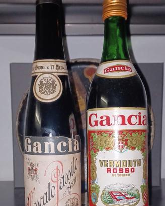 MOSCATO PASSITO ANNI 30 E VERMOUTH ROSSO GANCIA