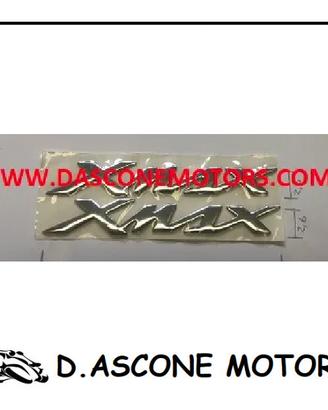 Coppia adesivi Xmax 125 250 400 argento
