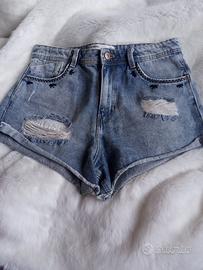 Pantaloncini jeans corti donna
