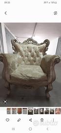 Poltrona stile barocco