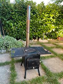 Stufa da campeggio, stufa a legna