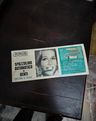 Spazzolino elettrico vintage Ronson 