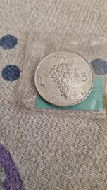 5 lire uva R2 errore di conio