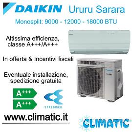 Condizionatore Daikin Ururu Sarara