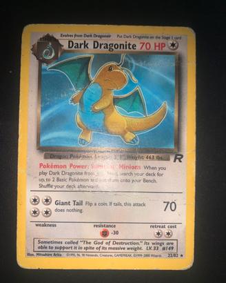 Dark Dragonite 22/82 Pokemon Card Team Rocket