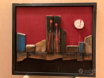 De Lutti-quadro/t.materica Doppia Ferita 1’ lotto