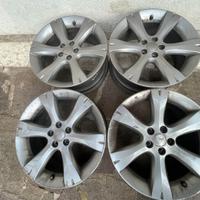 4 cerchi originali Subaru in lega  17 pollici