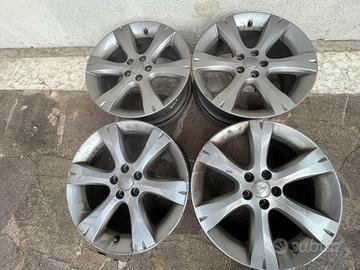 4 cerchi originali Subaru in lega  17 pollici