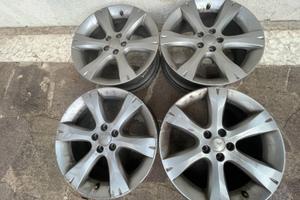 4 cerchi originali Subaru in lega  17 pollici
