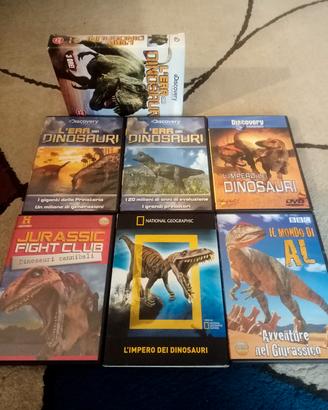 6 DVD Dinosauri 