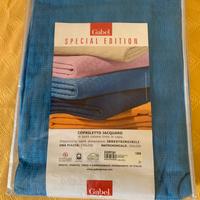 Copriletto blu matrimoniale Gabel.