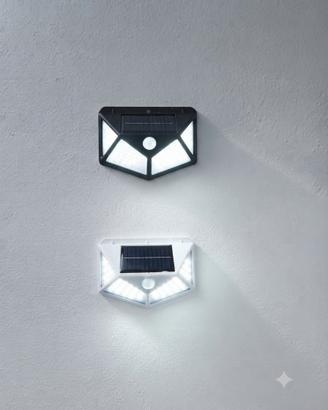 Set 2 Faretti Solari LED da Esterno