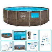 Piscina Fuori Terra SWING WICKER Ø 4,57 - Nuova