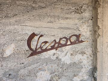 Tabella Insegna Vespa - Vintage