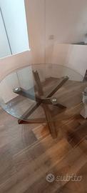 Tavolo vetro 120 cm