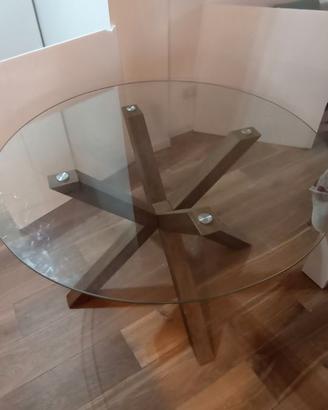 Tavolo vetro 120 cm