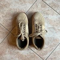 Scarpe donna invernali beige Frau nr 37 di pelle
