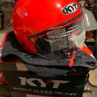 Casco KYT Cougar Red Fluo - nuovo
