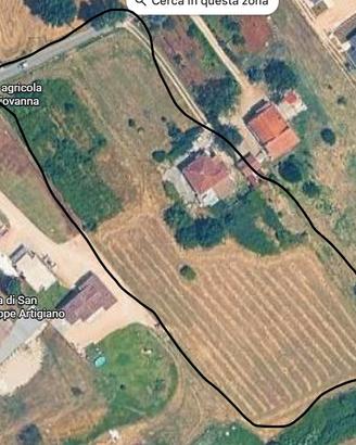 Terreno 5000 metri edificabili + casa di 120 metri
