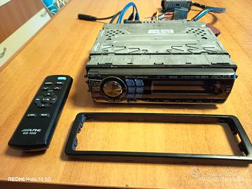 alpine CDA 9887r con telecomando 