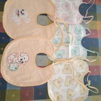 Bavette bavaglini da neonato vari tipi