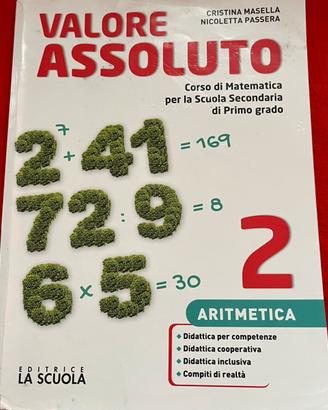 Libri di matematica scuola media volume 2.